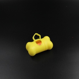 yellow-bone-shaped-poop-bag-dispenser-1