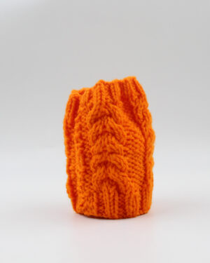 Tall Acrylic Cable Knit Candle Cozy