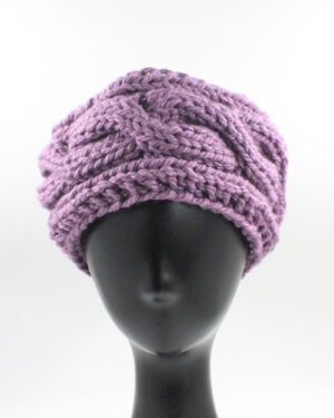Acrylic Chunky Cable Ear Warmer