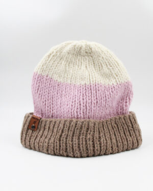 Alpaca Blend Chunky Ribbed Knit Beanie