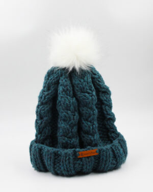 Acrylic Cozy Cable Knit Hat
