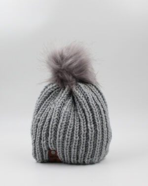 Acrylic Chunky English Rib Knit Beanie for Kids
