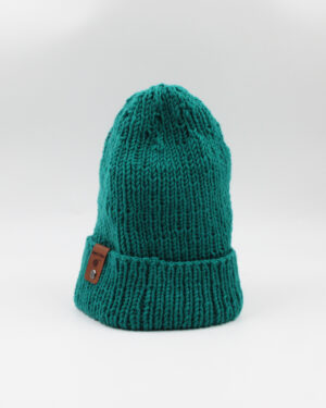 Merino Wool Ribbed Knit Beanie